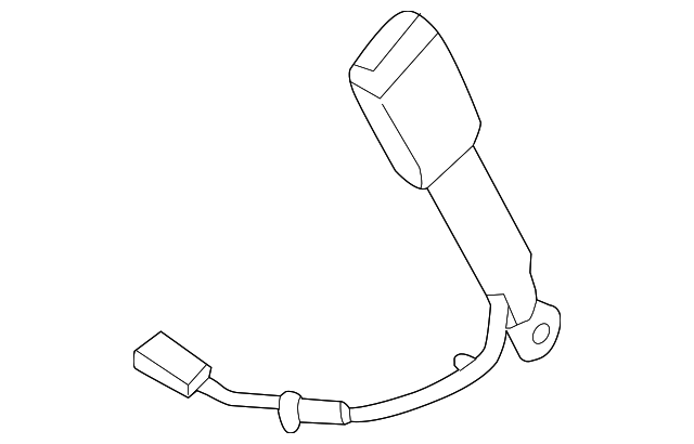 CJ5Z-7861202-AE Деталь BUCKLE, RIGHT
