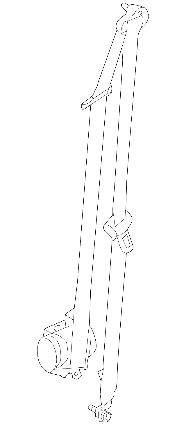 DM5Z-58611B08-AA Деталь SEAT BELT ASSY, RIGHT