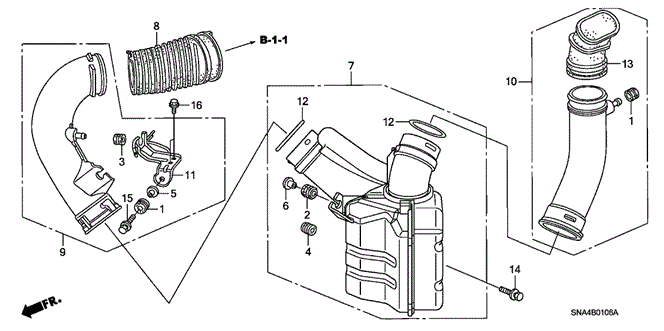 CIVIC SEDAN RESONATOR CHAMBER (2.0L) (1)
