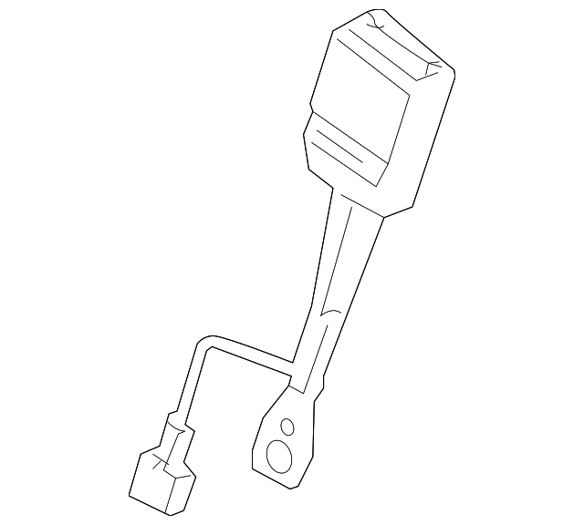 19260976 Деталь BUCKLE, LEFT