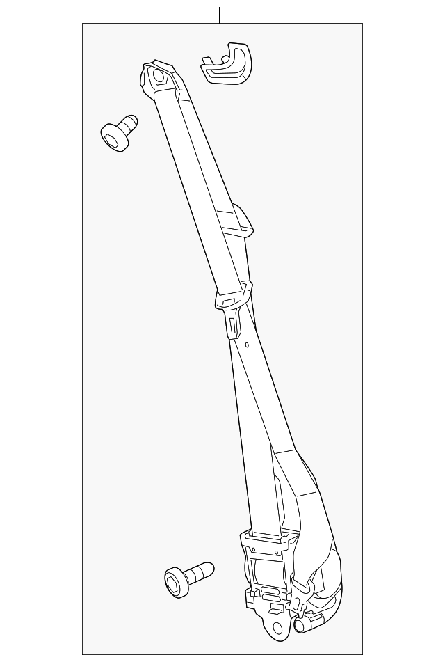 19331111 Деталь SEAT BELT ASSY, LEFT