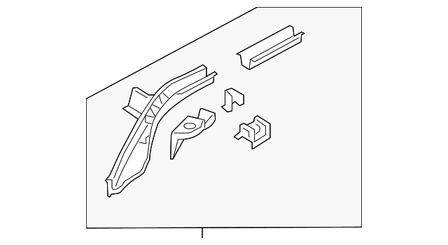 52150AG69A9P Деталь SIDE RAIL ASSY, LEFT