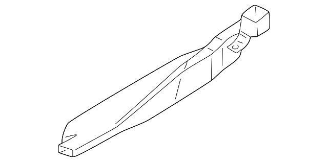 278335Y700 Деталь HEATER DUCT, LEFT