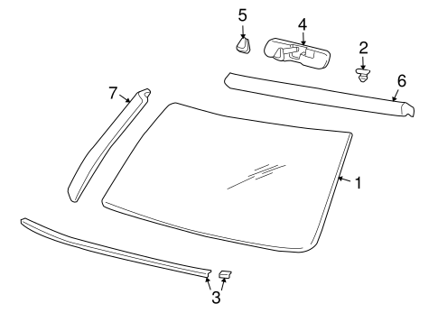 Ascender GLASS - WINDSHIELD