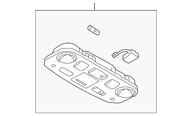 8H0-947-111-G-26Z Деталь MAP LAMP ASSY