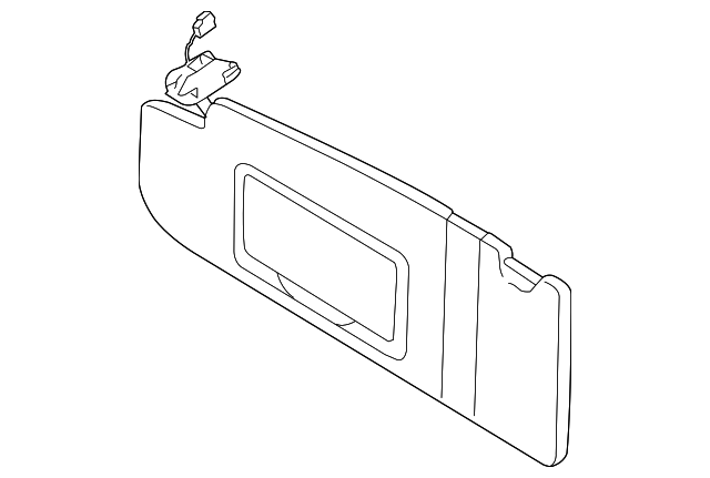 8H0-857-551-J-24A Деталь SUNVISOR, LEFT
