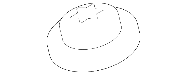 895-857-621-1RS Деталь SUNVISOR CAP, RIGHT