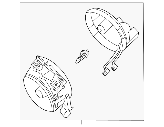 1C0-941-700-A FOG LAMP ASSY, RIGHT
