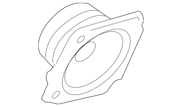 15186673 Деталь REAR SPEAKER, LEFT