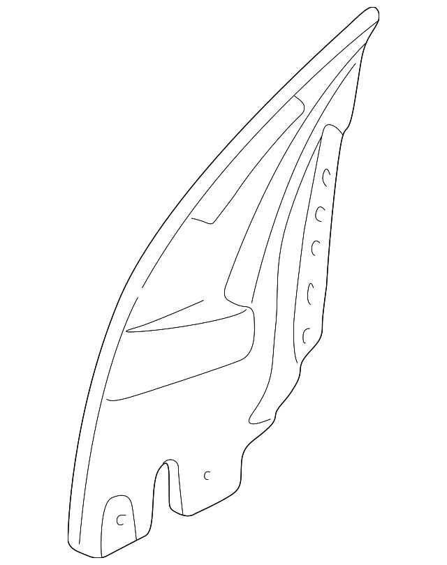 80292-7B000 Деталь INNER COVER, RIGHT
