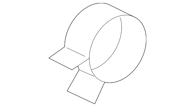 SU003-02172 Деталь BY-PASS HOSE CLAMP