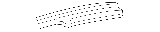 205-780-34-00 Деталь REAR GLASS GUIDE, LEFT