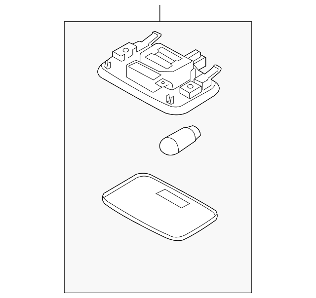 92850-3X000-VYF Деталь DOME LAMP ASSY