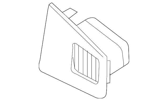 64-22-7-025-205 Деталь AIR GRILLE, LEFT