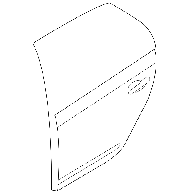 77004-1D010 Деталь DOOR SHELL, RIGHT
