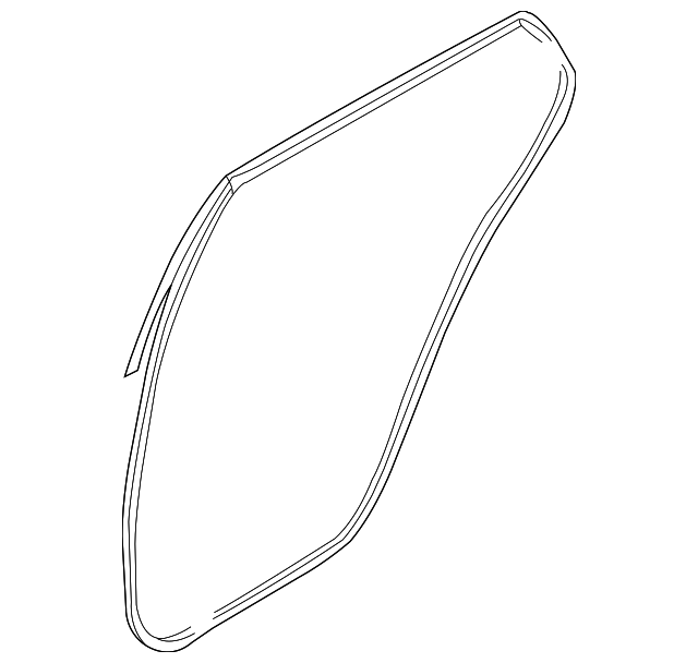 83130-1D000 Деталь DOOR W'STRIP, LEFT