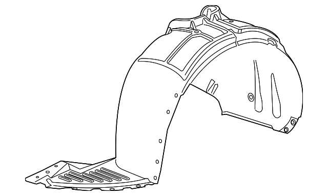 23171939 FENDER LINER, LEFT