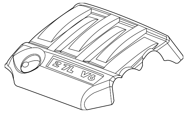 4891749AB Деталь ENGINE COVER