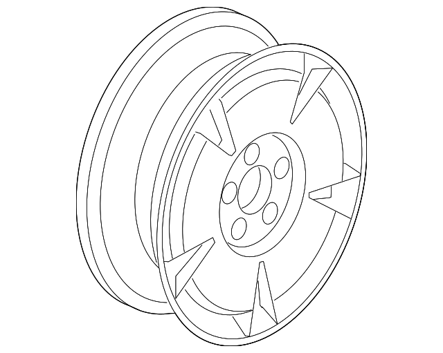 42700-SNC-A61 Деталь DISK, ALUMINUM WHEEL (15X6J) (TPMS) (ENK