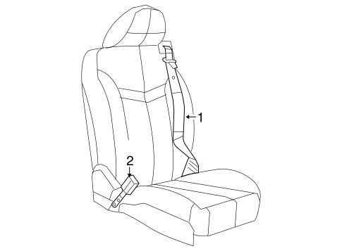 Sebring FRONT SEAT BELTS 2