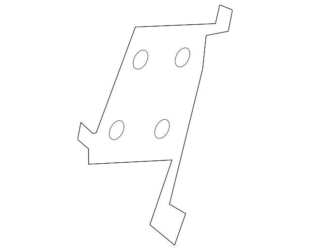 28039-CF42A Деталь AM/FM CD BRACKET, LEFT