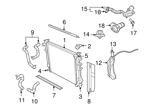 Routan RADIATOR & COMPONENTS
