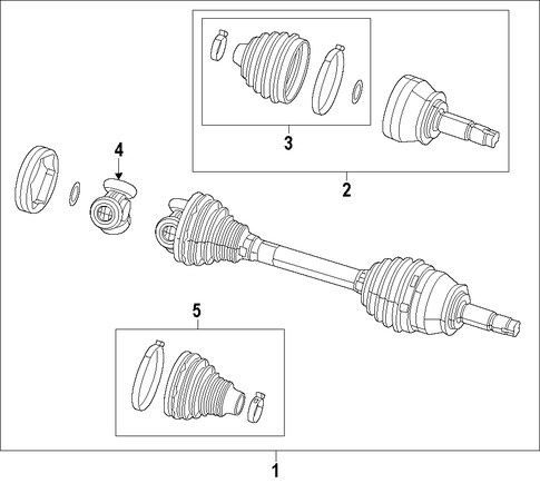 500L AXLE SHAFTS & JOINTS