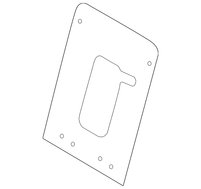 1UP201X9AA Деталь SEAT BACK PANEL, LEFT