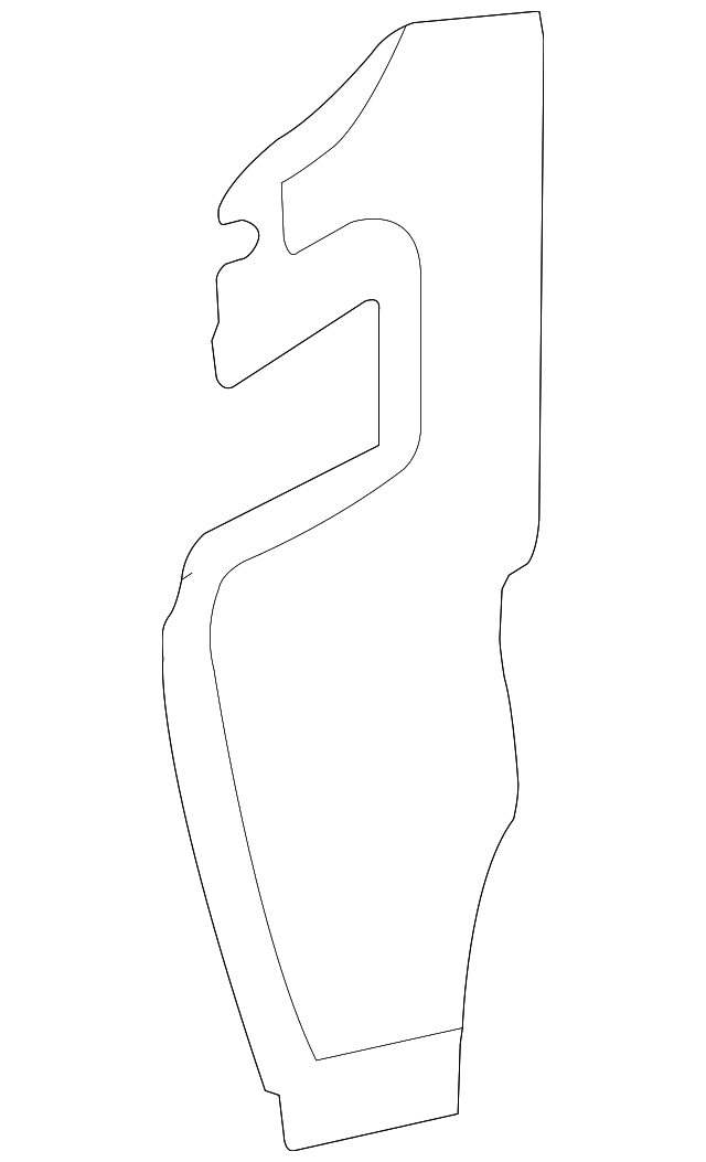8P0-121-284-E Деталь SIDE BAFFLE, RIGHT