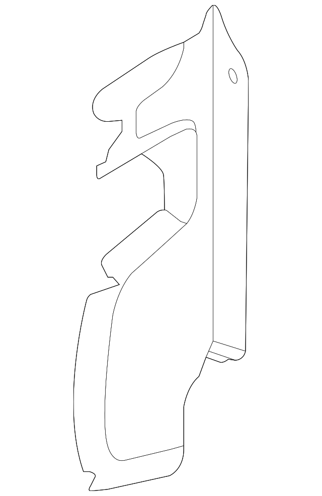 8P0-121-283-E Деталь SIDE BAFFLE, LEFT