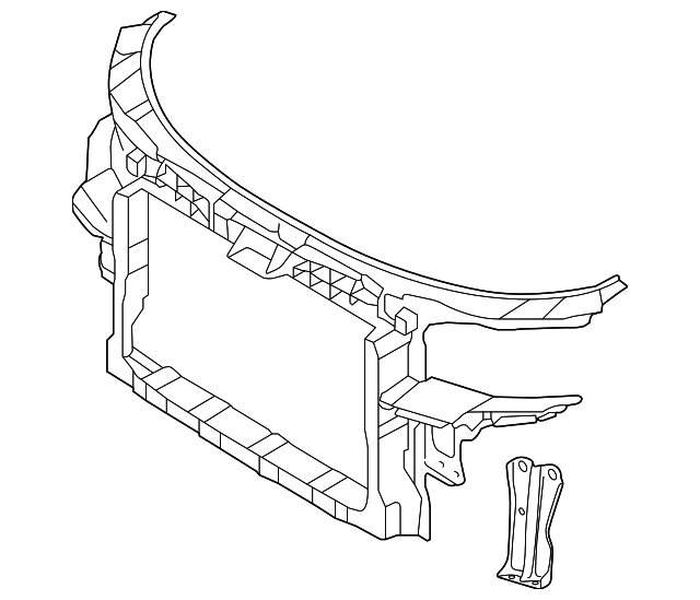 8P0-805-588-L Деталь RADIATOR SUPPORT