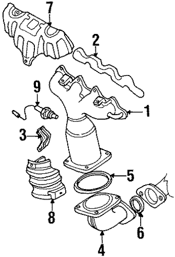 Swift EXHAUST COMPONENTS 2