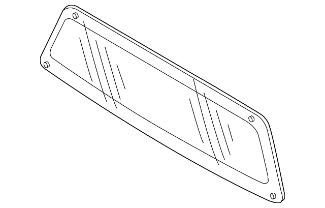 8457282Z10 Деталь BACK GLASS