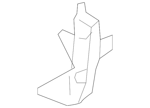 64115AL14A Деталь INNER COVER, LEFT