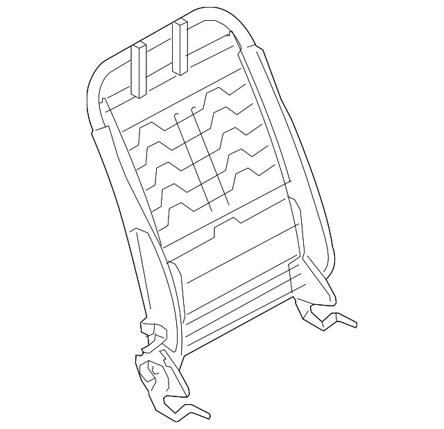 64110AL00A Деталь SEAT BACK FRAME