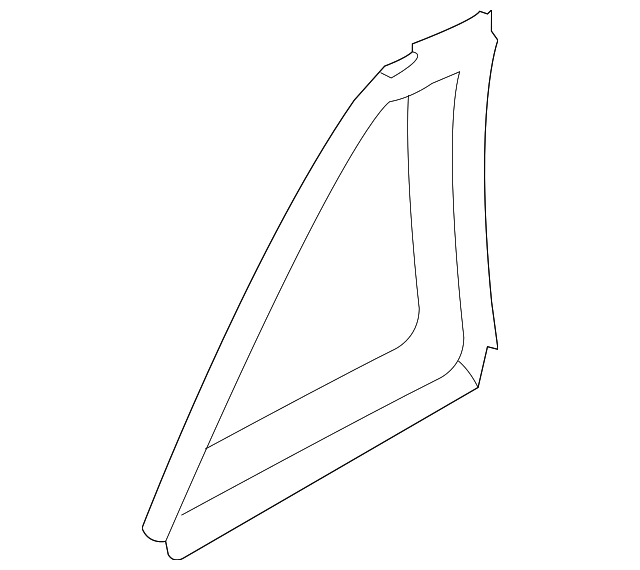 62284AJ03C Деталь WEATHERSTRIP, LEFT