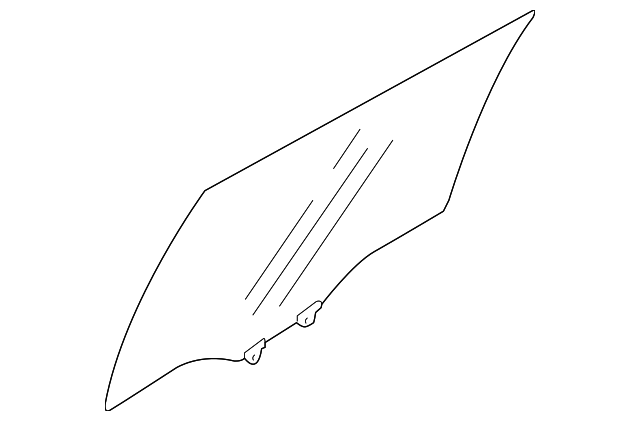 62011AJ16A Деталь DOOR GLASS, RIGHT