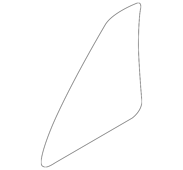 62012AJ31A Деталь FIXED GLASS, LEFT