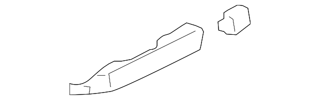 25864475 Деталь HANDLE, OUTSIDE, LEFT