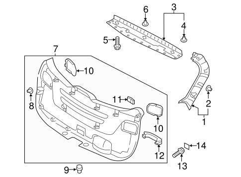 Santa Fe INTERIOR TRIM