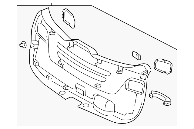 81750-4Z000-NBC Деталь LOWER TRIM PANEL