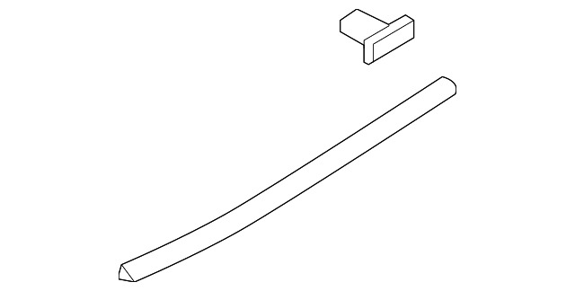 BP4K-72-76X Деталь LOWER W'STRIP, RIGHT