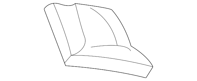 F3TZ98292A47A Деталь SOUND ABSORBER, LEFT