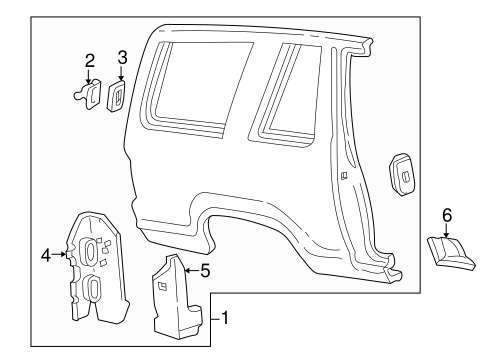 Explorer QUARTER PANEL & COMPONENTS