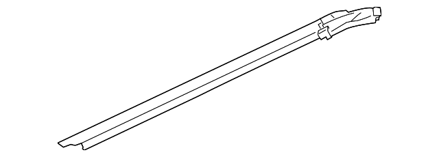 1Q0-853-299-P-041 Деталь BELT MOLDING, LEFT