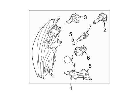 Altima BULBS - CHASSIS 6
