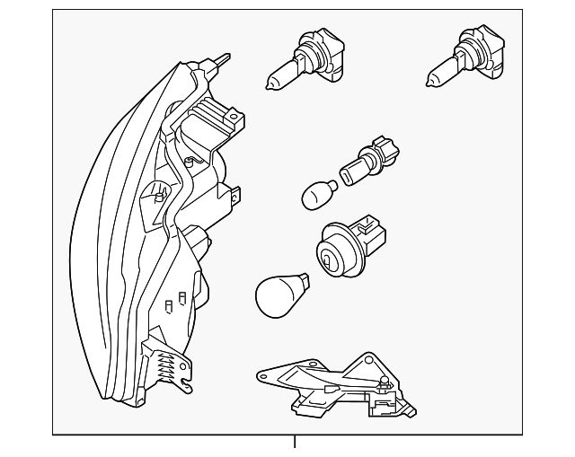 26010-ZX10B Деталь HEADLAMP ASSY, RIGHT