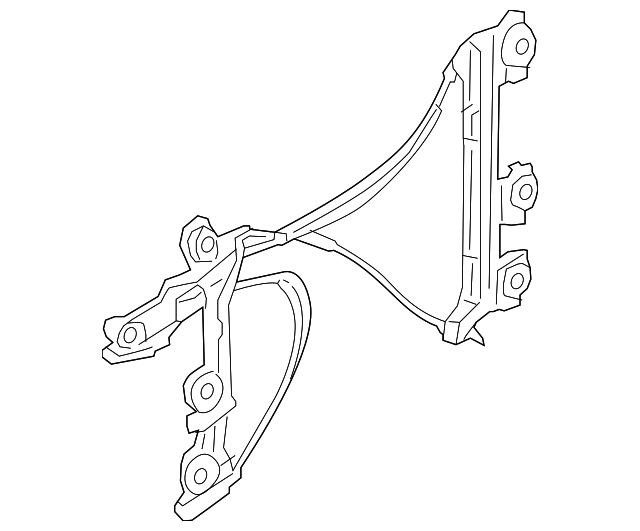 51-33-7-296-443 Деталь WINDOW REGULATOR, LEFT
