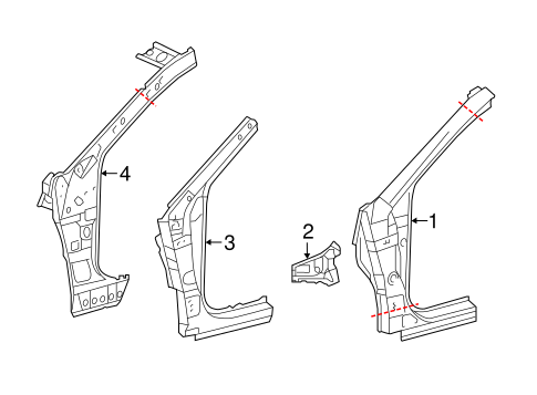 Camry HINGE PILLAR