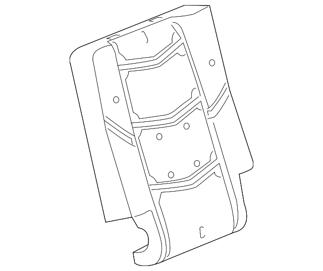 23470758 Деталь SEAT BACK PAD